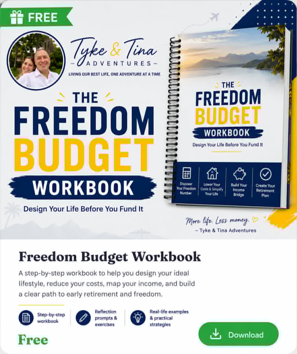 Freedom Budget Starter Sheet — one-page printable